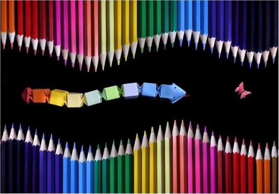Colored-Pencil-and-Origami-Landscapes-by-Victoria-Ivanova-002-550x383