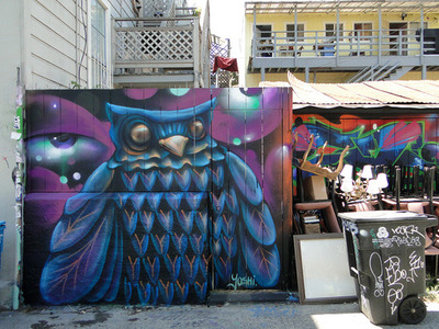erin Yoshi on Cypress alley in San Francisco