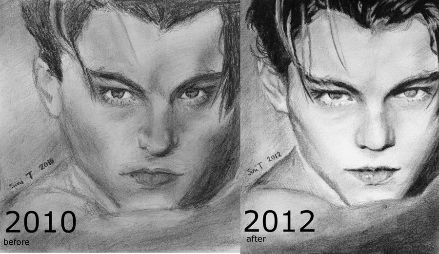 before_after__dicaprio_by_siptii-d5evby8